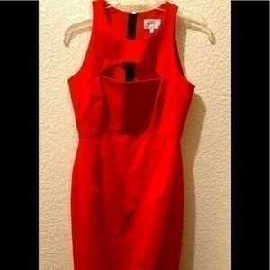 Milly red sexy dress women’s size 2